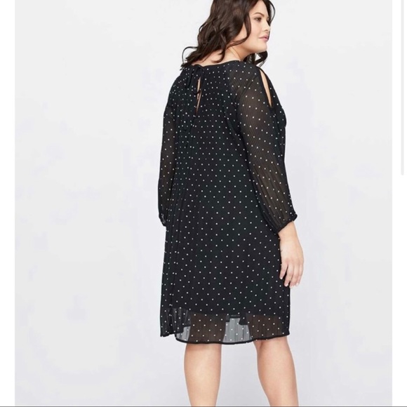 Michel Studio Pleated Polka Dot Dress - Picture 7 of 7